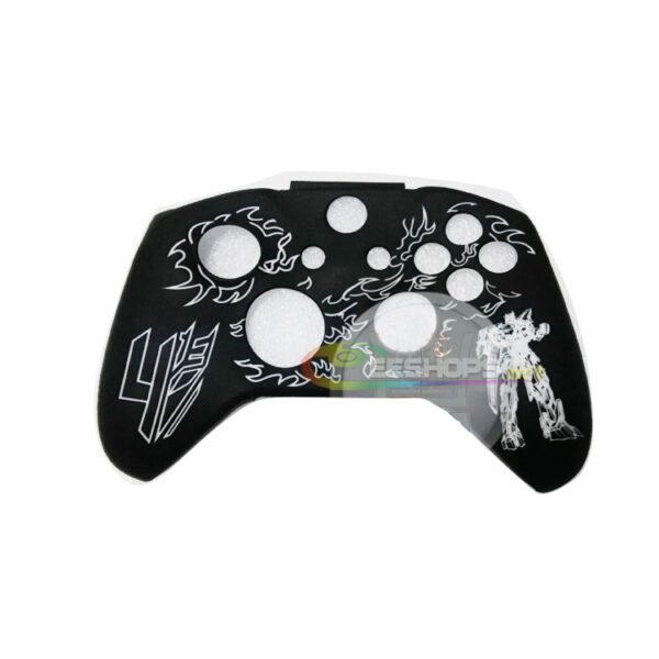 New Silicone Skin Protector Case Protective Cover Sleeve Armor for Microsoft Xbox One XboxOne Slim S Wireless Controller White Transformers With One Piece Thumb Grips