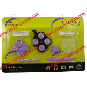 Cheap New PSP3000 Complete Direction Button Repair Parts for for Sony Playstation Portable Slim PSP 3000 (Purple) Repair Spare Parts Accessories in EEBUYS Free Shipping