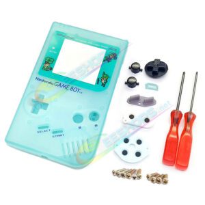 Best Nintendo GameBoy Extra Housing Case Shell Replacement Luminous Clear Green Zelda Limited Edition