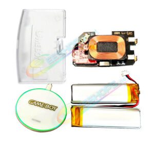 Best Nintendo GameBoy Advance USB-C Charging Mod Kit Dual Rechargeable Batteries Replacement + Wireless Charger