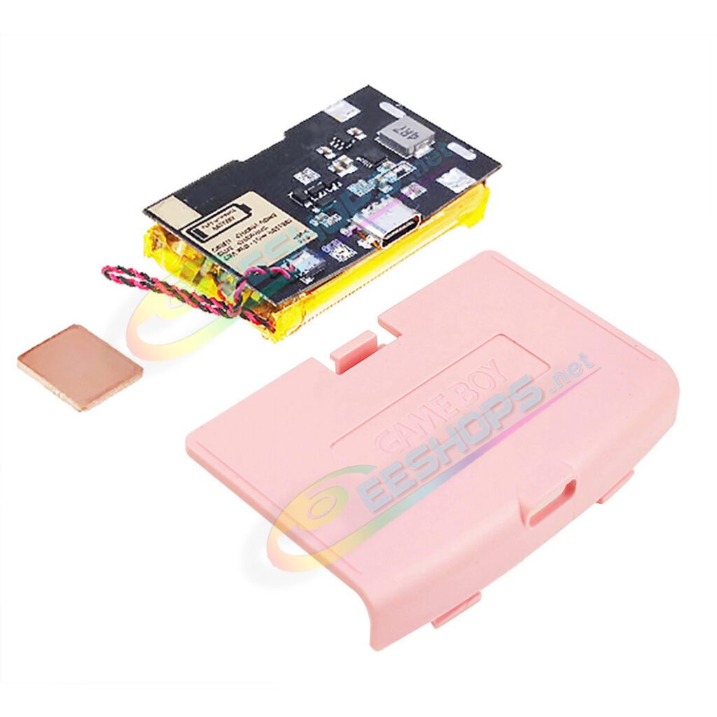 Cheap Nintendo GameBoy Advance Rechargeable Battery Pack Mod Kit + Pink Color Cover Replacement