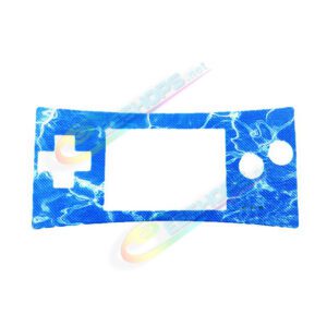 Cheap Nintendo GameBoy Micro Extra Faceplate Top Cover Plate Replacement Blue Color Denim Pattern