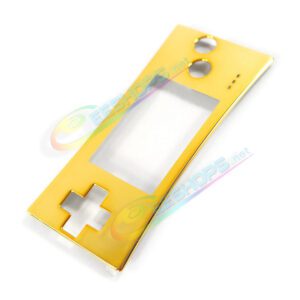 Cheap New Nintendo GameBoy Micro Faceplate Replacement Top Shell Glossy Gold-Plated Color