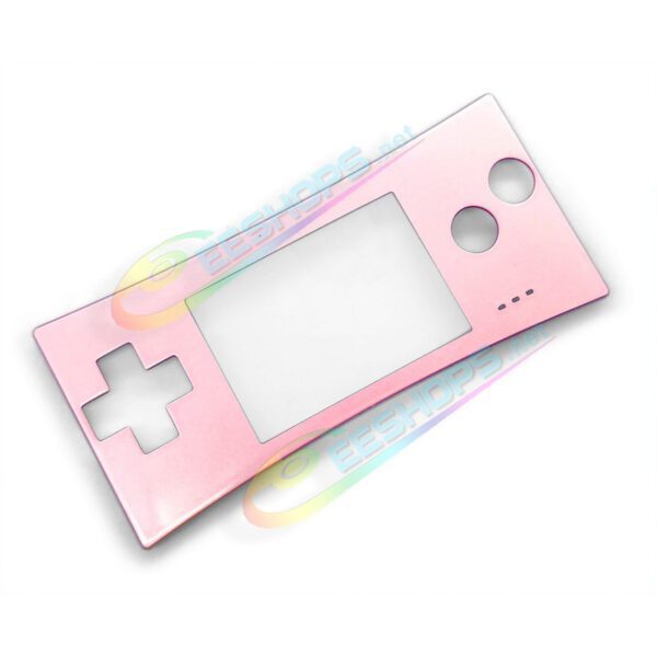 Cheap Nintendo GameBoy Micro Extra Faceplate Top Cover Plate Replacement Glossy Pink Color