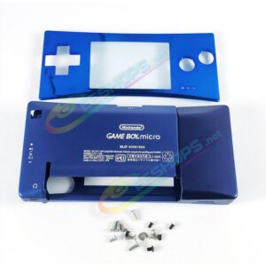 Cheap Nintendo GameBoy Micro Extra Alloy Housing Case Sells + Top Faceplate Blue Color Set Replacement