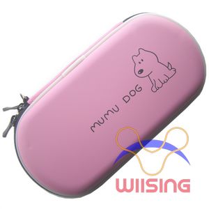 Cheap New PSP1000 Leather Mumu Dog Pink Pouch for Sony Playstation Portable PSP 1000 Accessory in EEBUYS Free Shipping