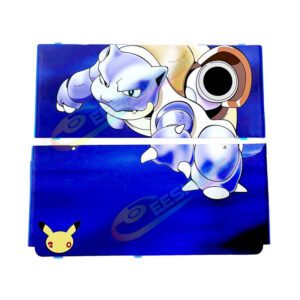 Best Nintendo New 3DS Extra Faceplate Replacement Shell Blastoise Limited Blue Color