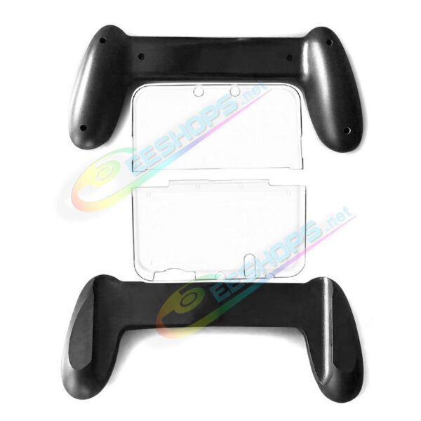 Cheap New Nintendo 3DS XL / LL Extra Handle Hand Grip Black with Special Crystal Shell