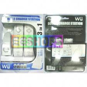 Cheap New for Nintendo Wii 3 in 1 Charging Kit and Rechargeable Battery Accessory in EEBUYS Free Shipping