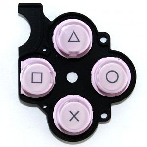 Pink Keystroke with D-Pad rubber for PSP slim ( PSP 2000) Repair Spare Parts Accessory Cheap in EEBUYS Free Shipping