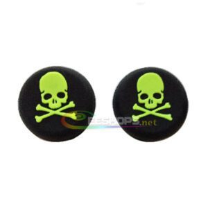 New Thumb Grips Silicone Rocker JoyStick Cap Cover Skull for Sony Playstation 3 PS3 4 PS4 Slim Pro Wireless Controllers Pink A Pair Replacement Spare Parts