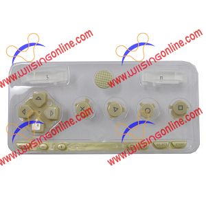 PSP 1000 Faceplate Button Set Gold PSP 1000 Repair Parts for Sony Playstation Portable PSP1000 Accessories in EEBUYS Free Shipping