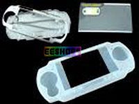 Cheap New for Sony Playstation Portable Slim PSP 2000 Luxury Hard and Silicon Sleeve Accessories in EEBUYS Free Shipping