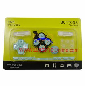 Cheap New PSP2000 Repair Parts Replacement Buttons for Sony Playstation Portable Slim PSP 2000 Handheld Game Console (Light Green) Repair Spare Parts Accessories in EEBUYS Free Shipping