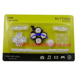 Cheap New PSP2000 Repair Parts Replacement Buttons for Sony Playstation Portable Slim PSP 2000 Handheld Game Console (White) Repair Spare Parts Accessories in EEBUYS Free Shipping