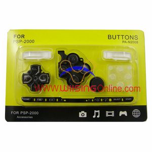 Cheap New PSP2000 Repair Parts Replacement Buttons for Sony Playstation Portable Slim PSP 2000 Handheld Game Console (Black) Repair Spare Parts Accessories in EEBUYS Free Shipping