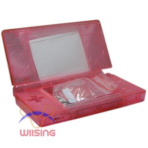 Transparent Pink Housing shell New in EEBUYS Free Shipping Case Set for Cheap for Nintendo DS Lite New in EEBUYS Free Shipping