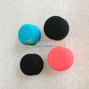 New Anti-Slip Thumb Grips Silicone Analog Stick Cap Cover for Nintendo Switch NS Joy-Con (L-R) Controllers Height Increasing Color 4pcs Set Replacement Parts