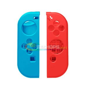 Cheap New Silicone Skin Protector Case Rubber Sleeve Protective Cover for Nintendo Switch NS Joy-Con (L-R) Controllers Separated Blue & Red Replacement Spare Parts