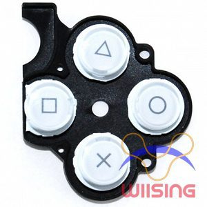 Cheap New PSP2000  White Keystroke with D-Pad rubber for Sony Playstation Portable Slim PSP 2000 Repair Spare Parts Accessories in EEBUYS Free Shipping