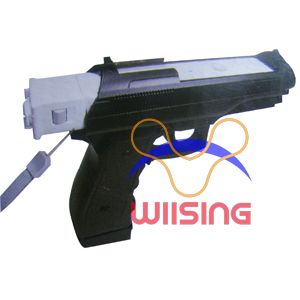 Wiisemi-Auto Pistol black and white for Wii New Accessory Cheap in EEBUYS Free Shipping