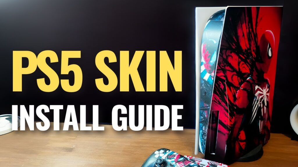 How to Apply PS5 Skins and Wraps (Vinyl) to Side Panels & Front Cover