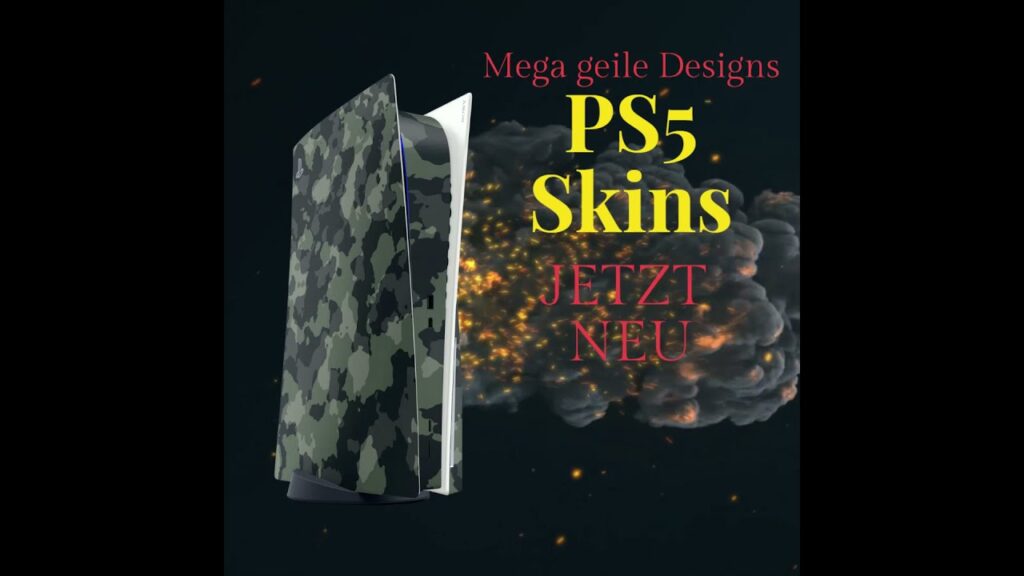 PS5 Skins Playstation 5 Aufkleber Designfolien Skin