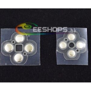 Original Cross & A B X Y ABXY Keys Button Conductive Metal Paste Flim for Nintendo 3DS Handheld Game Console Replacement Repair Part Free Shipping