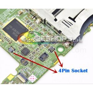 New Genuine Touch Screen Backlight Analog Joystick Volume Socket Connector 4Pin Port for Nintendo New 2DS 3DS New3DS XL LL Console Replacement Part