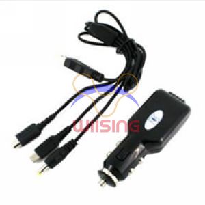 4 in 1 Blue light car charger for PSP 3000/2000 Nintendo DSi / Nintendo DS Lite New in EEBUYS Free Shipping