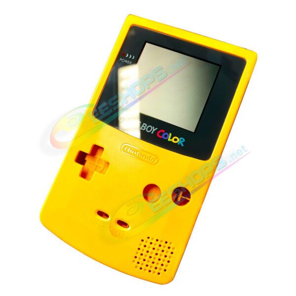 Best Nintendo GameBoy Color Laminated Screen Full Lamination Display + Pikachu Yellow Housing Case Replacement