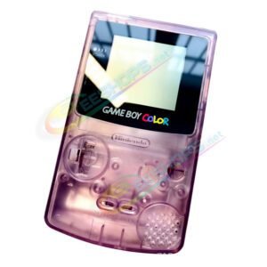 Best Nintendo GameBoy Color Laminated Screen Full Lamination Display + Clear Purple Housing Case Replacement