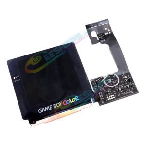 Best Nintendo GameBoy Color IPS Laminated Screen Mod Kit + Black / Colorful Glass Cover Replacement