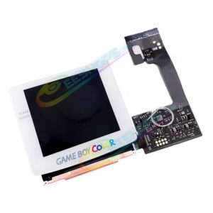 Best Nintendo GameBoy Color IPS Laminated Screen Mod Kit + White / Colorful Glass Cover Replacement