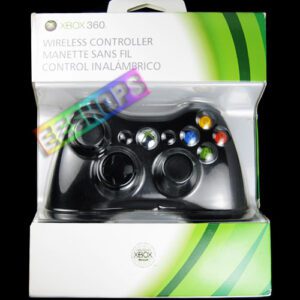 New Wireless Game Controller Black for Microsoft Xbox 360 S Slim