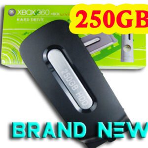 NEW 250GB 250G HDD Hard Drive for Microsoft Xbox 360 Black