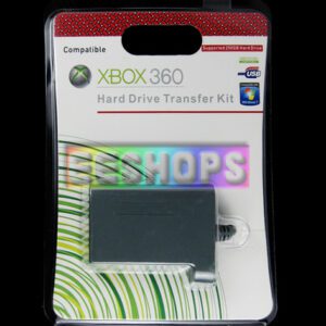 Microsoft Xbox 360 HDD Hard Drive Data Transfer Cable Kit Silver