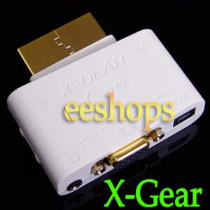 Xbox360 AV Audio-Visual Expander X-Gear HDMI VGA Newest