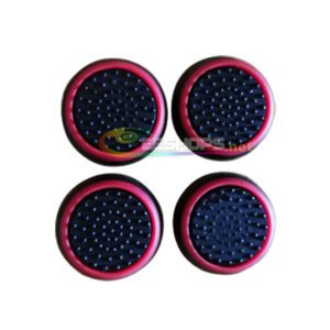 New Non-slip Thumb Grips Silicone Rocker JoyStick Cap for Microsoft Xbox One 360 Slim E S Controllers Black & Red Edge W/ 4pcs Set Replacement Spare Parts