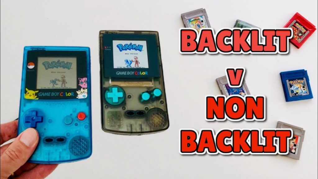 Gameboy Color - IPS V2 Backlit versus Standard LCD Screens