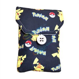 Best Nintendo GameBoy Classic Soft Storage Bag Thickened Protective Carry Pouch Pokemon Edition Black