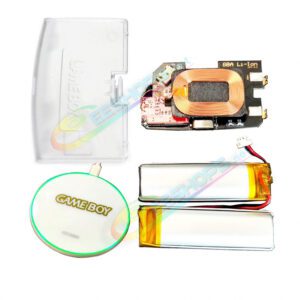 Best Nintendo GameBoy Advance Type-C Mod Kit Dual Rechargeable Battery + Wireless Charger Replacement