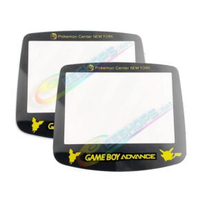 Best Nintendo GameBoy Advance Glass Mirror Protective Screen Protector Top Cover Pikachu Gold Limited Pack 2 Replacement