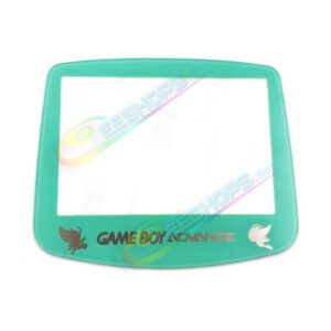 Best Nintendo GameBoy Advance Extra Green Glass Mirror Screen Protector Top Cover Pokemon Silver Limited Replacement