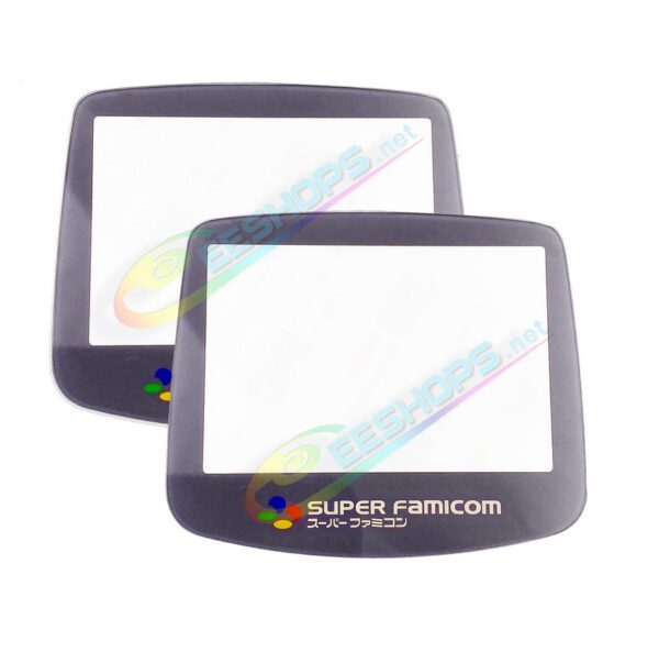 Best Nintendo GameBoy Advance Glass Mirror Protective Screen Top Cover Super Famicom Edition Pack 2 Replacement