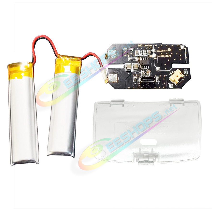 Best Modded Nintendo GameBoy Color Type-C Dual Rechargeable Battery Pack Mod Kit Replacement