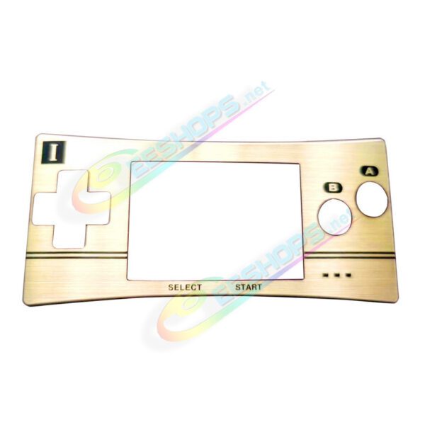 Cheap Nintendo GameBoy Micro Extra Faceplate Top Cover Plate Limited 20th Anniversary Gold Replacement