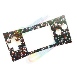 Cheap Nintendo GameBoy Micro Faceplate Replacement Extra Top Shell Stars Pattern