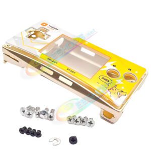 Cheap Nintendo GameBoy Micro Extra Housing Case Gold Pokemon Yellow Limited Faceplate Replacement