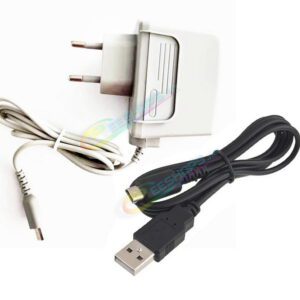 Best Nintendo DS Lite AC Charger Adapter EU Plug + USB Charging Cable